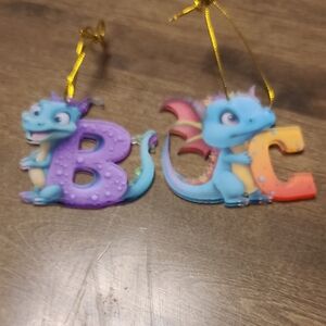 Colourful Dragon Ornaments